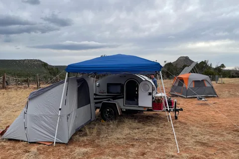 Luxury Teardrop w/ King Bed and Outdoor Kitchen!