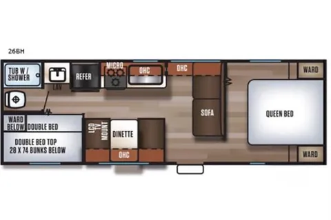 Forest River-patriot edition - BUNKHOUSE- travel trailer