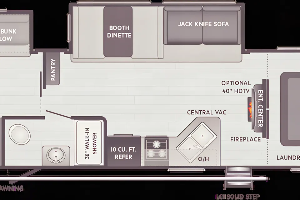 McMasters Keystone 318BR Hideout Travel Trailer