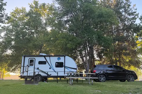 Haley and Brandon’s Forest River Real Lite Mini Travel Trailer