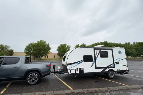 Haley and Brandon’s Forest River Real Lite Mini Travel Trailer