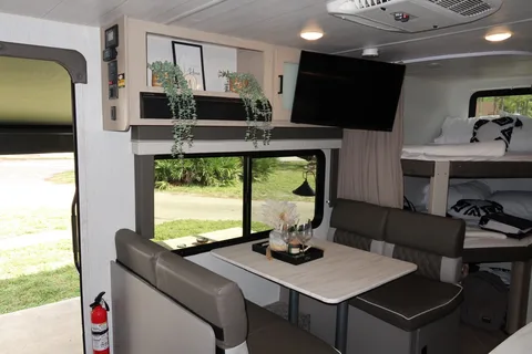MEET LINCOLN OUR LUX RV, ASK ABOUT OUR ADDONS.