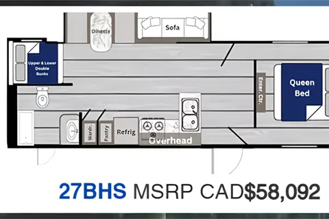 Grand River 29BHS Travel Trailer