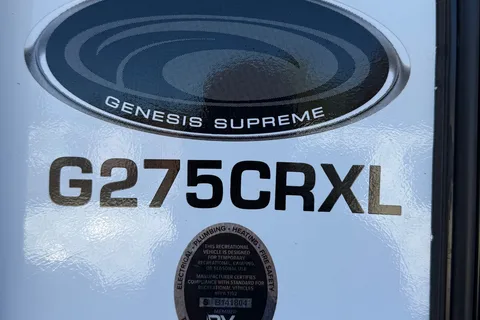 Amazing Genesis Supreme RV 275CRXL Toy Hauler