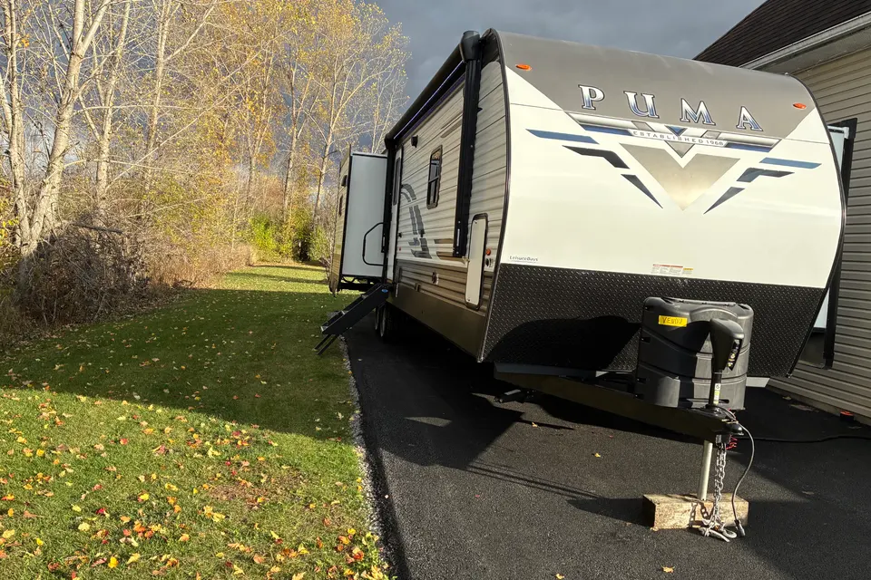 Sher & Jake’s Puma Palomino Travel Trailer