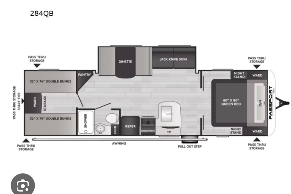Pedro's Keystone Passport Travel Trailer