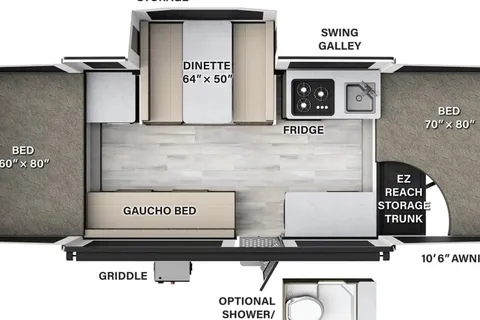 DANIEL's Forest River Rockwood Esp 2318 Tent Trailer