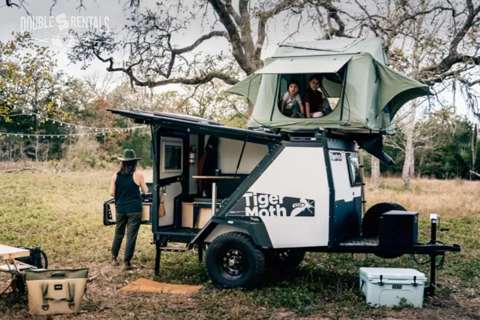 TIGERMOTH Overlander Camper w/ Rooftop Tent & Kitchen