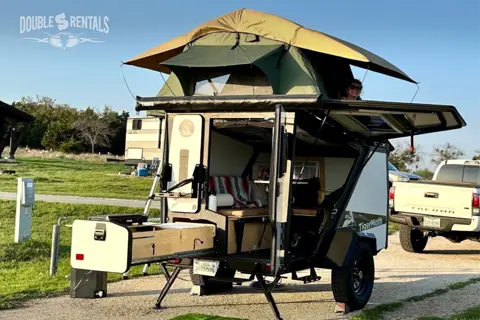 TIGERMOTH Overlander Camper w/ Rooftop Tent & Kitchen