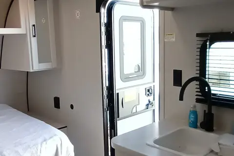 Jayco Flight sleeps 8, most any truck can haul