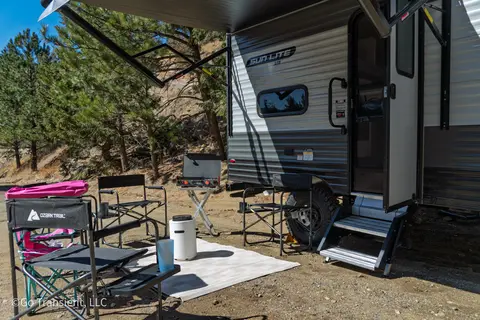 Solar-powered, light-weight, family adventure bunk house