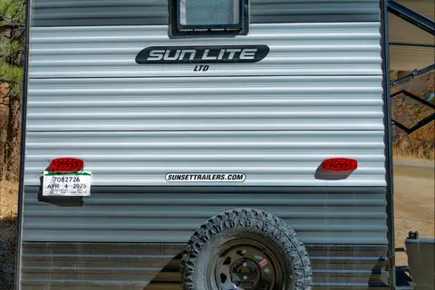 Solar-powered, light-weight, family adventure bunk house