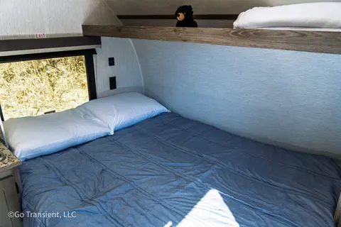 Solar-powered, light-weight, family adventure bunk house