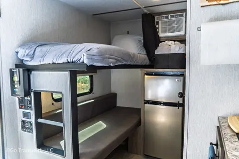 Solar-powered, light-weight, family adventure bunk house