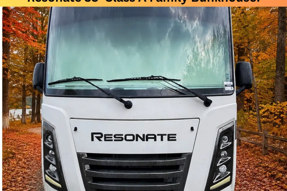 2024 Resonate 33' Class A Family Bunkhouse with Beautiful Interior!
