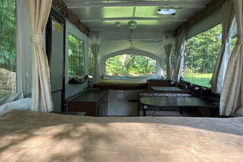 Ben and Jenna’s Cozy Muskoka Adventure Tent Trailer
