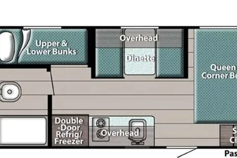 Cozy Gulf Stream Ameri-Lite Super Lite 199DD Travel Trailer - Now for Sale