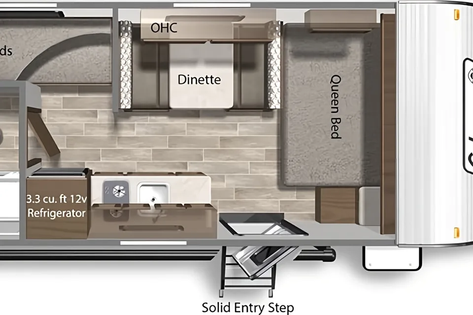 JOBAS Coleman 17B Travel Trailer