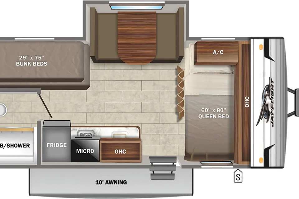 Kevin's Jayco – 3,500 lbs, Slide-Out, Easy Tow for Trucks & Some SUVs, Sleeps 6!