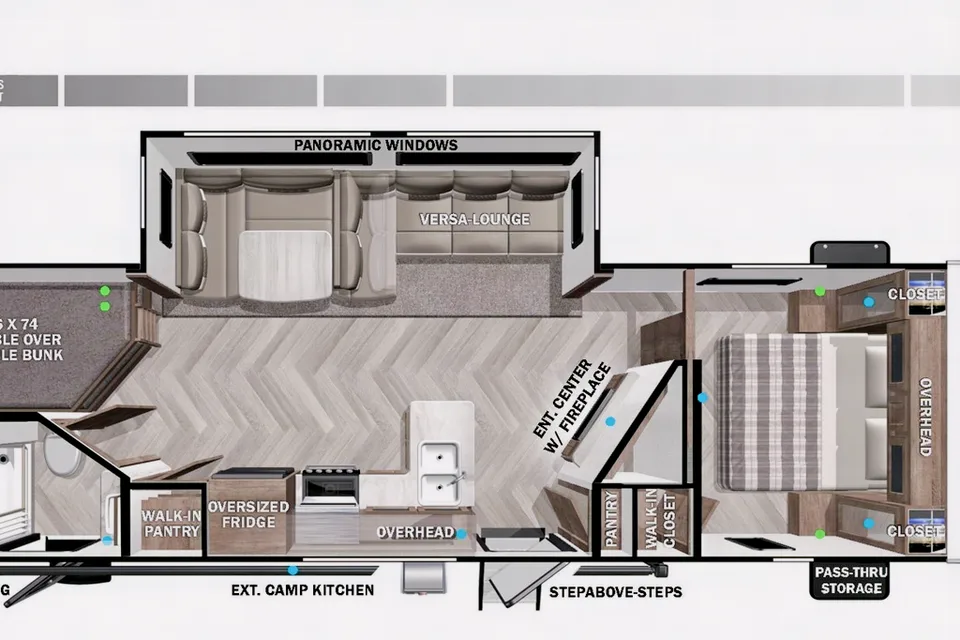 2022 Forest River Salem 26DBUD