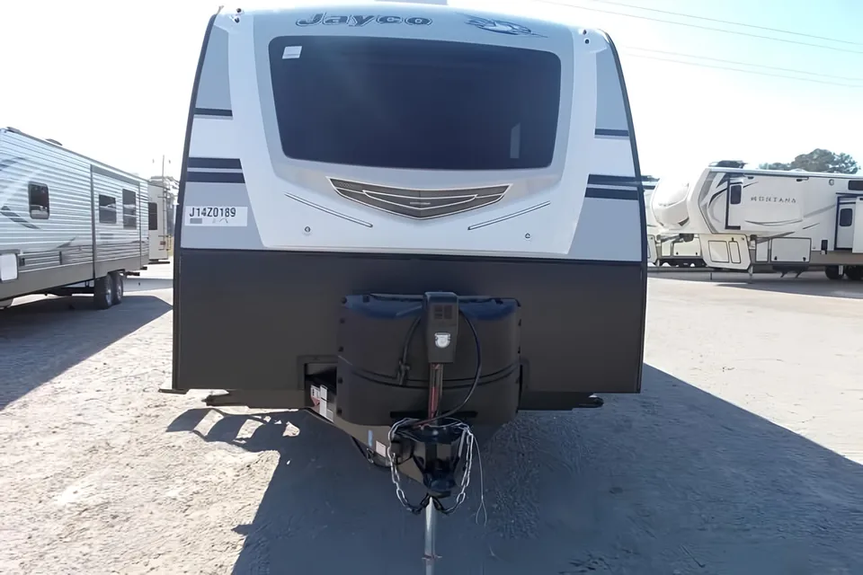 All you need to do is show up!  Fully stocked, transported and set-up at your location, family friendly Jayco White Hawk 31’ Trailer!