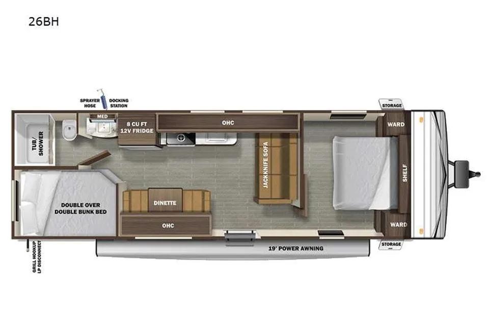 Clean & Fully Equipped Family Bunkhouse – Easy Setup Starcraft 26BH