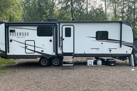 Modern Rockwood Ultra Lite — Fully Equipped, Turn-Key Camping + Paddle Board Add-Ons