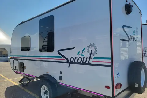 Venture in our New Keystone Sprout 15RBS Travel Trailer