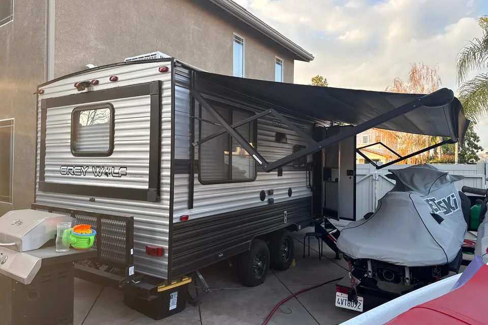 Brooke's Forest River Grey Wolf Fifth Wheel
