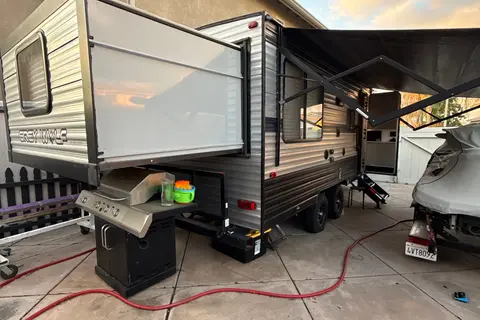 Brooke's Forest River Grey Wolf Travel Trailer