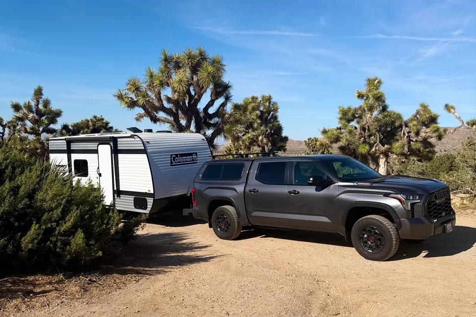 Glamp&Go – Brand New Coleman RV trailer, light and easy to tow