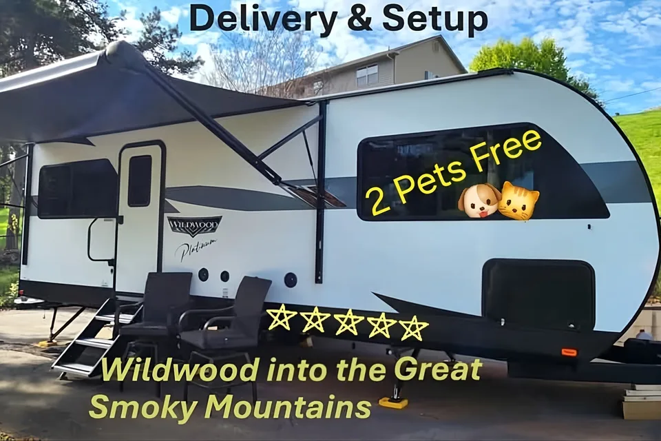 😀BOOK NOW #1: Wildwood into the Smokies - 2 PETS FREE ⭐⭐⭐⭐⭐
