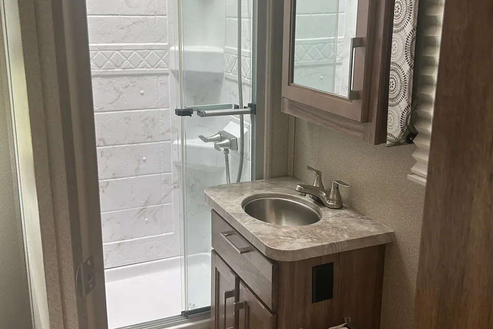 Sara's Entegra Coach Odyssey Class C Pet Friendly