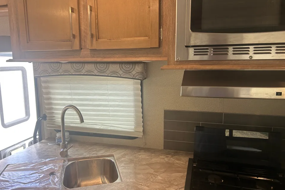 Sara's Entegra Coach Odyssey Class C Pet Friendly