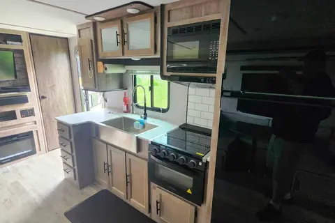 Jeff's Grand River Bunkhouse  Travel Trailer