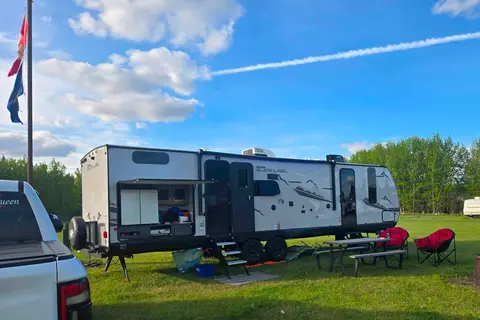 37 Foot Forest River Cherokee Black Label Travel Trailer