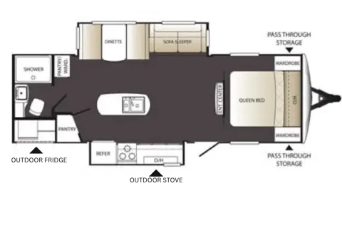 Delivery Available | Family Camper | Outdoor Kitchen | 2 Slide-outs | Sleeps 6