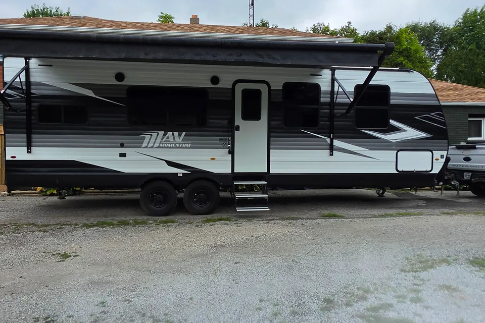 Dave's Grand Design M.A.V momentum  Toy Hauler