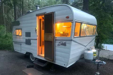 Flora's Shasta Airflyte Travel Trailer