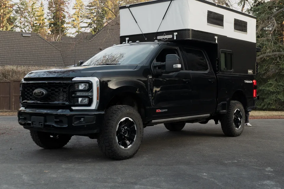 Raptor Rooftop Rentals Ford F-350 Ultimate Tremor with 4 Wheel Truck Camper