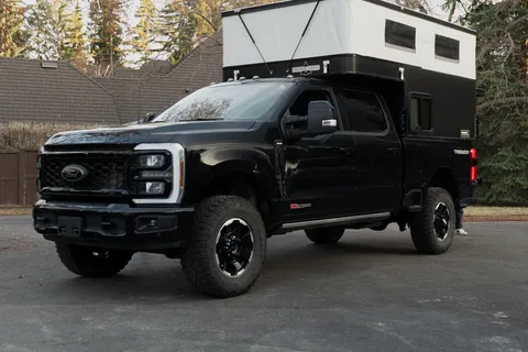 Raptor Rooftop Rentals Ford F-350 Ultimate Tremor with 4 Wheel Truck Camper