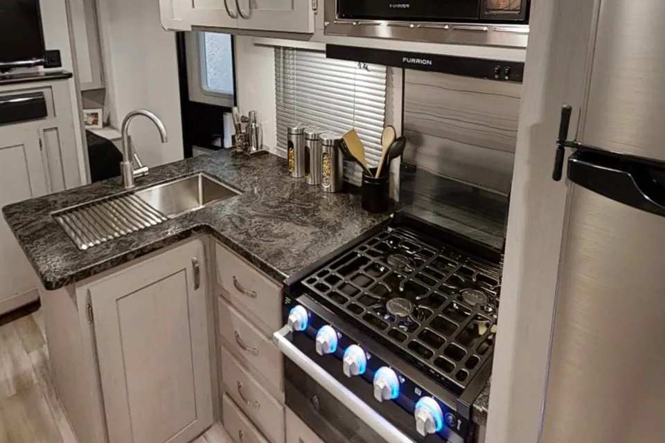 Modern Fun Family Travel Trailer for up to 6