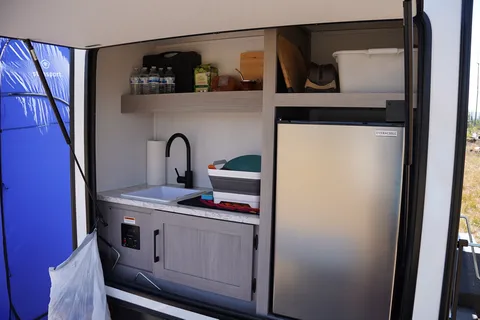 Luxury Minimalist 16’ Modern Travel Trailer
