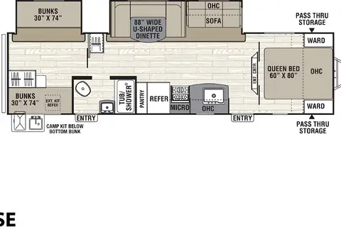 Rv Rentals Way of Life's Coachman RV Freedom Express Select 31SE Travel Trailer LF1