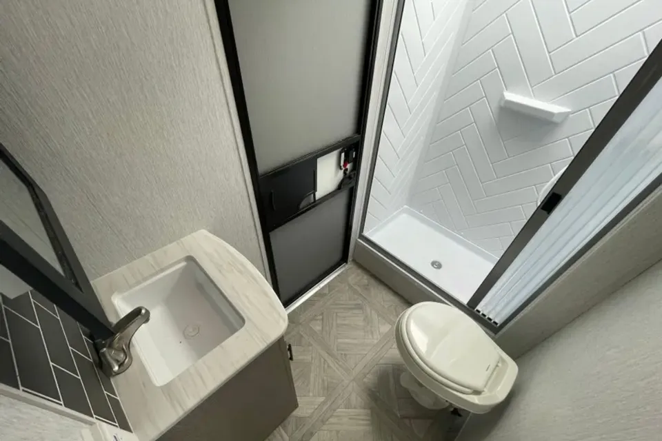 Jordan's Forest River Wildwood Travel Trailer
