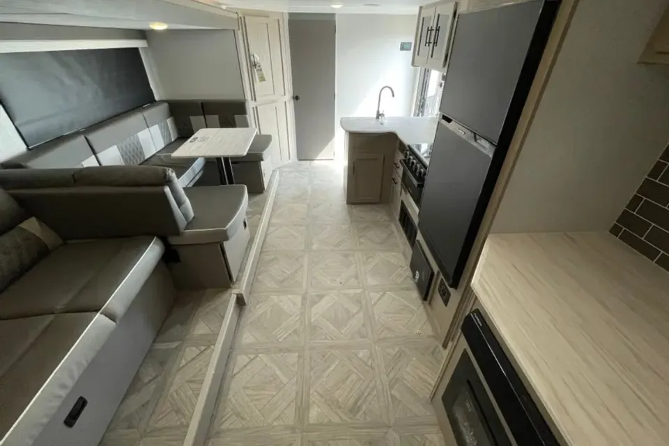 Jordan's Forest River Wildwood Travel Trailer