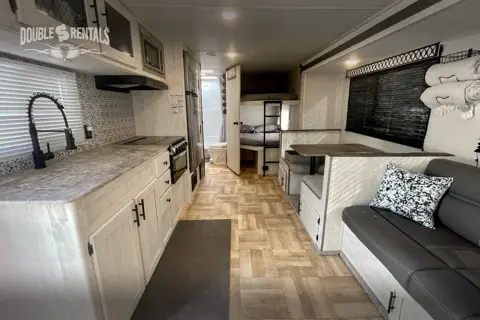 SHASTA Dual-Entry Bunkhouse with Private Master, Solar, and TWO A/C units!