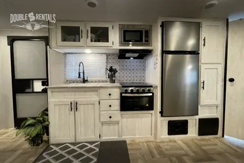 SHASTA Dual-Entry Bunkhouse with Private Master, Solar, and TWO A/C units!