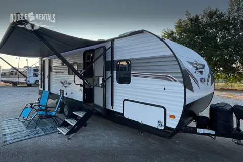 SHASTA Dual-Entry Bunkhouse with Private Master, Solar, and TWO A/C units!