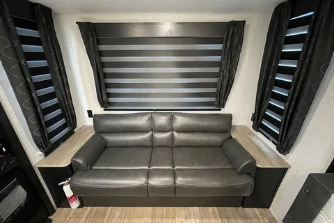 “Monique” - New 2022 Forest River Grey Wolf 23 MKBL Black Label